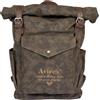 Avirex, Zaino Roll Top in Canvas Spalmato con Dettagli in Ecopelle con Spallacci Morbidi Regolabili, Collezione Pasadena, PSD17