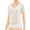 BIRIKKINA Maglia Donna Invernale Lana Cotone 1-3 Pezzi - Maglia Donna Lana Cotone Mezza Manica con Pizzo 1032M (1032M 233P - M)