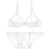 Generic Travestimenti Sexydonna Vestito Halloween Sexy Reggiseno a Rete in Pizzo Trasparente da Donna Set Reggiseno Trasparente Trasparente Calze Autoreggenti Sexy per Sesso Calze Sexydonna
