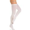 Relaxsan Antitrombo M2370A (1 Paio - Bianco, M) calze autoreggenti per degenza con punta ispezionabile antiembolismo K1 compressione graduata 18-23 mmHg