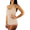 Clessidra Pacco da 3 Canotte Donna Spalla Larga in 100% Cotone Mercerizzato Made in Italy, Canottiera Intimo Donna, Cotone, Canotta Donna, Smanicato, Canottiere PT3110