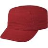 Stetson Gosper Army Urban Cappellino da Donna/Uomo - Capellino Army in Cotone - Cappellino Militare con Protezione UV - Cappello Estivo e Invernale - Berretto Rosso Scuro L (58-59 cm)