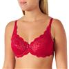 Playtex Reggiseno con Ferretto Flowery Lace in Pizzo Sostegno Perfetto x1 Donna, Rosso Rubino, 4B