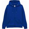CHEMAGLIETTE! Felpa con Cappuccio e Zip Uomo - Maglia Tuta Felpata Cotone, Felpe da Lavoro Maglie Senza Cappuccio Tinta Unita Stampabili, Polsini in Costina Basic Hooded