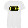 Bughyprint Tshirt Maglia Maglietta Cotone Donna Casual Girocollo 883 Max PEZZALI Max Forever HITSONLY STADI