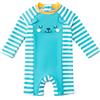 BONVERANO Baby Ragazzo Costume intero 3/4 lunghezza manica Protezione UV 50+ con cerniera…, 18-24 Mesi