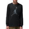 NIKE Jordan T-Shirt da Ragazzo Manica Lunga Jumpman Drips Nera Taglia M (137-147 CM) Codice 95F353-023