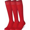Mysocks, Calzini Alti Fino Al Ginocchio, 3 Paia Unisex Multi-Design, Cotone Pettinato Di Qualità, Punta Senza Cuciture