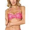 Goldenpoint Donna Costume da Bagno Groovy - Parte Alta del Bikini - Fascia Incrociata Leggermente Imbottita con Spalline Removibili in Microfibra Fantasia Geometrica Taglia 4B Colore Multicolor