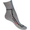 Frencis 6 Paia Calze/Calzino TECNICO 95% Cotone Dotate Di Rinforzo In Spugna Di cotone Su Tutta Pianta Del Piede Ottimi Per Sport e Lavoro 100% MADE IN ITALY (Grigio, 41-46)