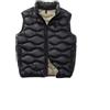 Blauer Gilet Nero con Trapuntatura ad Onde mod. Danny (IT, Età, 14 anni, Regular, Bambino, Nero)
