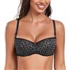 DotVol Lace Sheer Balconette da Donna Vedere Attraverso Reggiseno Senza Filo