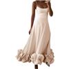 Generic Abiti da Sposa Colorati Economici Vestito Rosa Lungo Elegante Vestito Due Pezzi Gonna E Top Abito Stile Impero Cerimonia Abito da Cocktail Lungo Vestiti Verdi Eleganti Vestito Celeste Polvere Abiti
