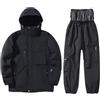 Generico Completo Sci Donna Uomo Uomo e Donna Giacche e Pantaloni da Sci Set Tuta da Neve Antivento isolata Inverno Caldo Cappotto Neve Snowboard