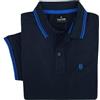 Coveri Polo da Uomo Maniche Corte 100% Cotone Liscio Leggera Regular Fit M L XL XXL 3XL (XXL - Blu)