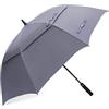 G4Free 62 Inch Ombrelli da Golf Aperti Automatici Ombrelli a Stelo Impermeabile Antivento con Doppio Baldacchino Oversize di Grandi Dimensioni