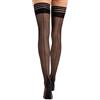 Selente Lovely Legs Raffinate autoreggenti, nero pianta rinforzata 20 DEN, L