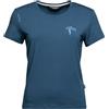 Chillaz Donna Iseo Mountain Logo Maglietta, Dark Blue, S