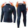 MEETYOO Intimo Termico Uomo a Manica Lunga Set Top e Pantalone per Inverno, Traspirante e Anti-umidità per Sport Invernali, Caccia, Sci