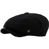 doublebulls hats Regolabile Hatteras Donne Uomini Unisex Stile Retrò Pianura Cappello Newsboy Nero