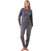 Noidinotte; more than pyjamas Noidinotte - Pigiama Donna Punto Milano Articolo Riga. - M Grigio