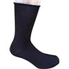Infinity 12 PAIA CALZE CORTE UOMO SENZA ELASTICO SANITARIE IN PURO CALDO COTONE SOFT 100% 40-46 (Nero Alto)
