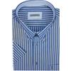 SEA BARRIER Camicia Uomo Mezza Manica Corta Taglie Forti Comode con Taschino 3XL 4XL 5XL 6XL (4XL(48-49) - 172)