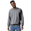 TICTEX Felpa Girocollo per Uomo in Cotone - Felpa Basic Senza Cappuccio per Uso Quotidiano e Abbigliamento da Lavoro - Graphite Heather, M