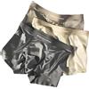Generic Boxer da uomo in seta di ghiaccio di seta di gelso da uomo, di lusso traspirante, traspirante e fresco e asciutto, comfort senza cuciture, Set A., L