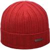 Melegari Berretto di Maglia Beanie Belluno | 100% Cashmere Riciclato | Recycled And Sustainable Cashmere | Ecologico ed Economico | Leggero 50 Grammi | Made in Italy (IT, Numero, 54, 63, Rosso)