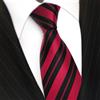TigerTie Cravatta di design in seta, a righe, Krawattengröße: ca. Länge 150 cm, Breite 8 cm