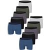 LOREZA ® 10 Boxer da Uomo in Cotone (XL, Modello 2)