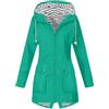 Generico Giacca Impermeabile Donna con Cappuccio Outdoor Giacche Pioggia Antivento Trekking Leggero Giacca Impermeabile Taglie Forti Traspirante Softshell Jacket
