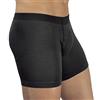 SOLIDEA Uomo Boxer Panty Effect Micromassaggianti (Nero, XXL)
