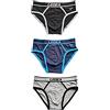 LEGEA, 6 Paia di Slip Uomo in Cotone Elasticizzato con Elastico Esterno. Modello 1 - Taglia 3-S