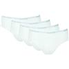 Sloggi Uomo Basic Midi Slip in Confezione 2P + 2P 4 Pezzi (7, 0003 Bianco)