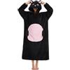 Xinlong Coperte con Cappuccio Animal Unisex Lungo Taglie Forti Panda Werable Blanket Hoodie Felpone con Maniche Indossabile per Divano TV Casa