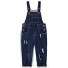 KIDSCOOL SPACE Salopette di Jeans Blu per Neonati e Bambini/Ragazze,Salopette di Jeans,Blu,2-3 Anni