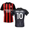 AC Milan Maglia Milan Rafa Leao 10 Replica Ufficiale Autorizzata 2025-2026 Bambino (Taglie-Anni 4 6 8 10 12) Adulto (S M L XL XXL) - 6 Anni