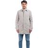 VEQUÈ Trench Sartoriale Uomo Primaverile Cappotto Impermeabile Soprabito Estivo Leggero Elegante Cappottino Lungo Colletto Classico Stile Casual