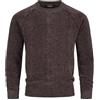 Indicode INOlio - Maglione da uomo con scollo rotondo, vestibilità normale, maglia classica con motivo strutturato
