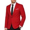 Allthemen Blazer da Uomo Slim Fit Formale Giacca da Abito One Button Monopetto Casual Tuxedo Suit Giacche Smart Blazer