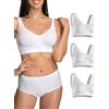 Bodyeffect - 1/3pz Reggiseno Modellante Senza Ferretto Extra-Comfort Brassiere Senza Cuciture Art. 110577