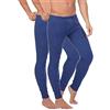 BestSale247 - Biancheria termica da sci, calzamaglia e maglietta intima da uomo, in cotone, confezione da 2 pezzi, Blu scuro, XXXXL