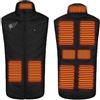 HEONSATI Gilet Riscaldante Elettrico Giubotto Caldo Lavabile Giacca Senza Maniche Trekking Giubbotto Termoriscaldato Gilet Riscaldato Uomo Da Lavoro Giubbotti Sci Impermeabile Gilet Riscaldato Moto