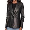 AAOutfitz Giacca da donna in vera pelle nera, Nero - Vera Pelle, 3XL