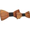 HZQIFEI 2 papillon in legno, papillon in legno, per bambini, uomo, per feste, matrimoni, cerimonie