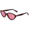 Polaroid PLD 6109/S Occhiali da Sole, Havana Pink, 53 Donna