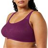 Triumph Fit Smart P Ex Reggiseno Sfoderato, Semi Trasparente, Crushed Berry, 02 Donna