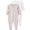 Name It Nbfnightsuit 2P W/F Violet Rainbow Noos, Pigiamino Bambine e ragazze, Viola (Violet Ice), 92